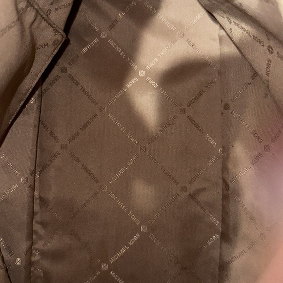 MICHAEL KORS Cindy Dome Satchel MK LOGOBROWN - Picture 13 of 16